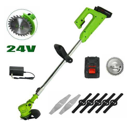 Electric Weed Lawn Yard Grass String Trimmer Cutter Mower Cordless with Battery