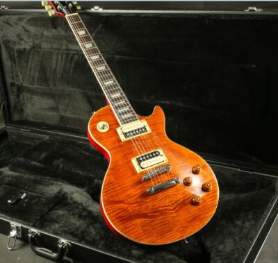 High Quality LP Slash Electric Guitar One Piece Mahogany Body/&Neck Figured Maple