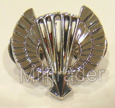 Norwegian Parachute Airborne Ranger Qualification Badge (Polished Silver) Small