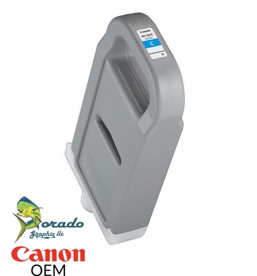 Canon PFI-707C Cyan Ink Tank for iPF 830 840 850 series OEM new 