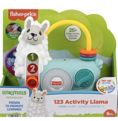 Fisher-Price Linkimals Learning Toy 123 Activity Llama with Interactive Music