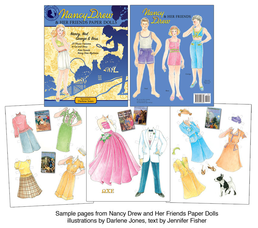 SPECIAL OFFER!  2 Books: CLASSIC NANCY DREW and NANCY DREW & FRIENDS Paper Dolls