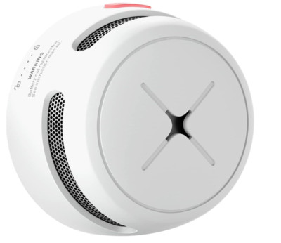 Smoke Detector 10-Year Battery with Test/Silence Button, Fire Alarm with