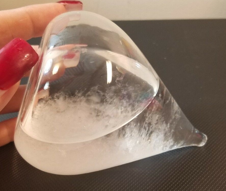 TEMPO DROP PERROCALIENTE GLASS RAINDROP PREDICTS WEATHER NEW IN BOX