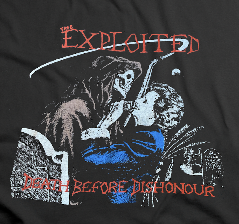 Camiseta The Exploited T-shirt Punk Band Rare 80s Vintage Camiseta The Exploited T-shirt Punk Band Rare 80s Vintage