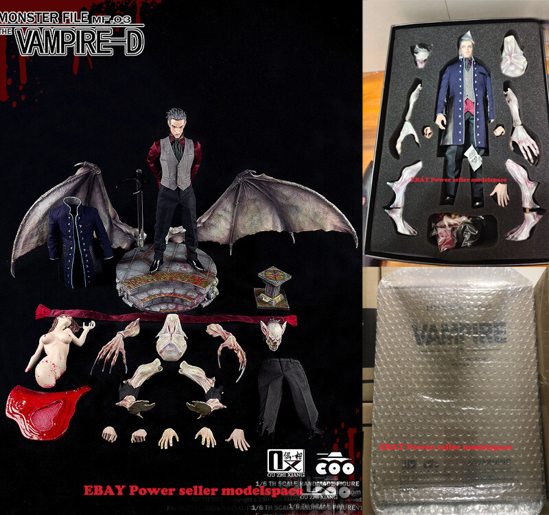 Coomodel X Ouzhixiang Mf003 1/6 Vampire Action Figure In