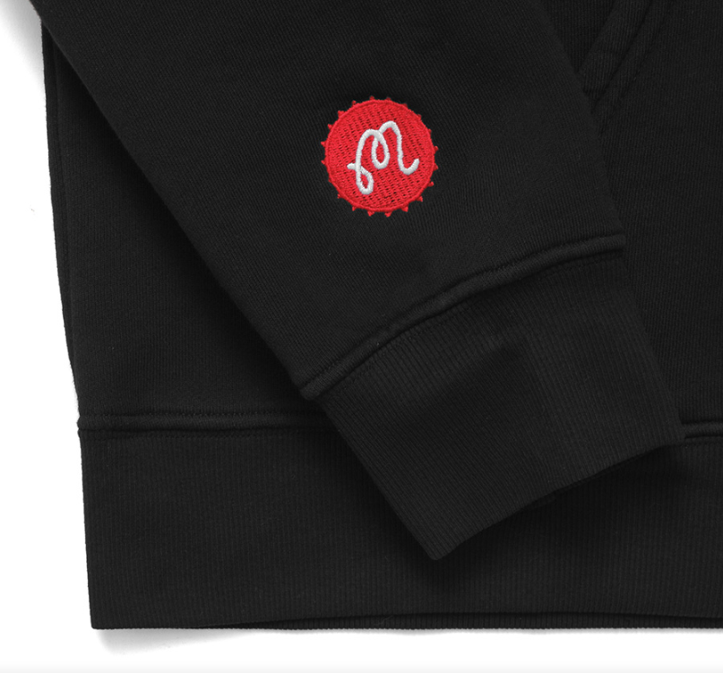 Pre-owned Malbon X Coca-cola Collaboration Ice Cold Hoodie, Black