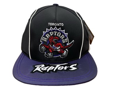 Mitchell & Ness Black/Purple NBA Toronto Raptors Freethrow HWC Snapback Hat -