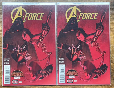 (2x) A-Force #2 (Marvel Comics 2015) 1st Full Appearance of Singularity