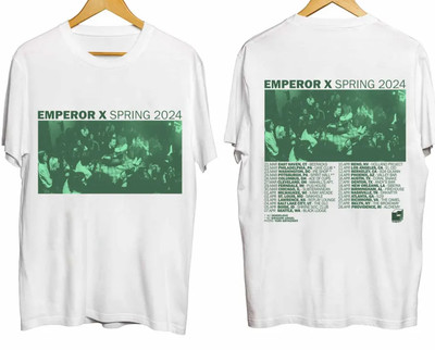 Emperor X Spring 2024 US Tour shirt