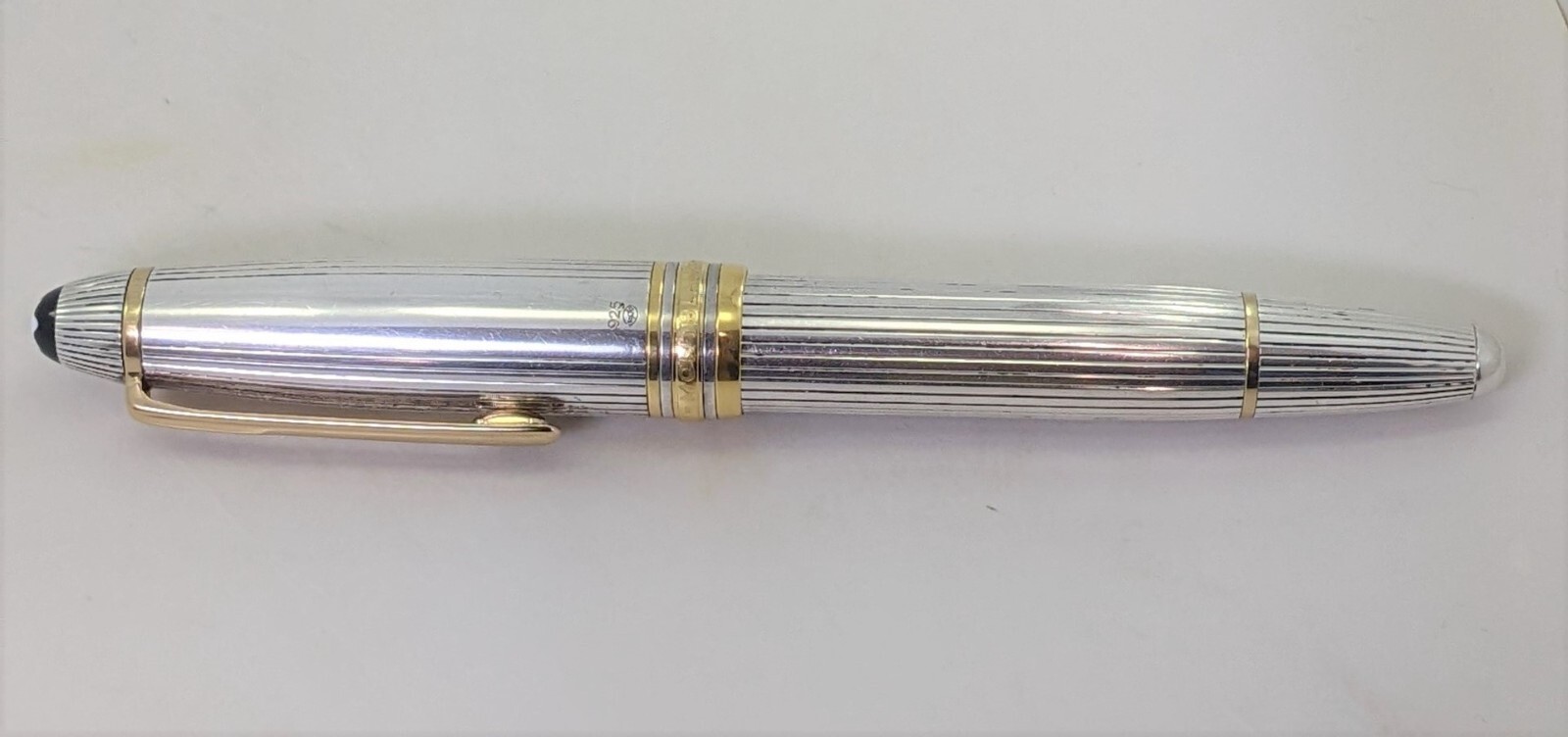 レア MONTBLANC ボールペン NO.282 silver l レア MONTBLANC ボールペン NO.282 silver metal - メルカリ