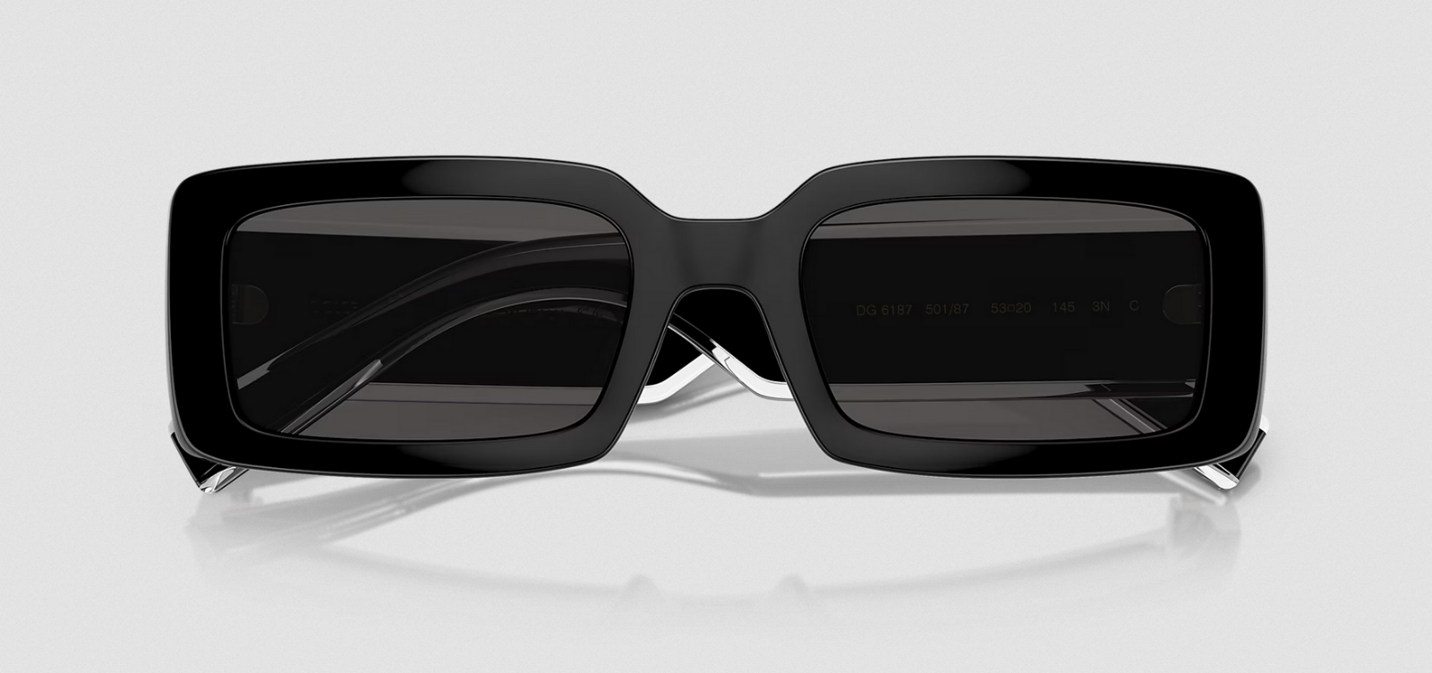 Pre-owned Dolce & Gabbana Brand 2024  Women Sunglasses Dg 6187 501/87 Authentic Frame S In Gray