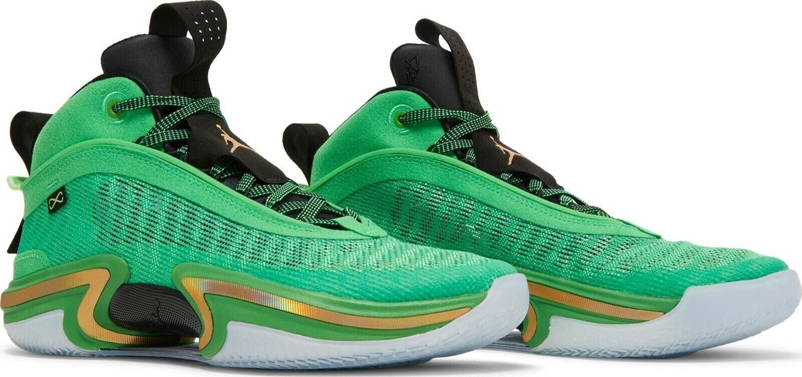 トリコ Nike Air Jordan XXXVI Celtics Tatum Green Spark Gold Black