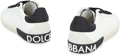 Pre-owned Dolce & Gabbana Portofino Low-top Sneakers In White