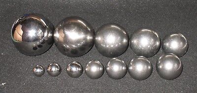 12 Ball Multi-Size Set Chrome & Carbon Steel Balls For Dent Removal