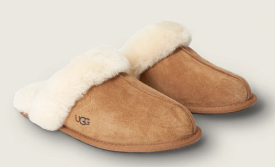 New Collection! Women UGG Scuffette II Slippers, Winter, Chestnut Color