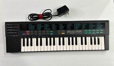 Vintage Yamaha PSS-170 PortaSound Voice Bank Electronic Keyboard W/Power Cord!