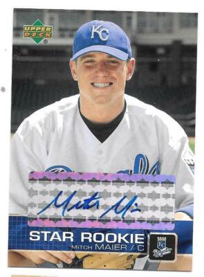 Mitch Maier 2003 Upper Deck Baseball Rookie Autograph #P50