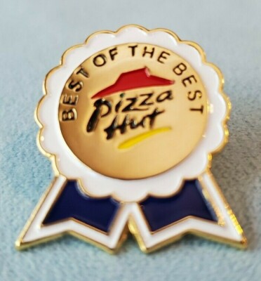 PIZZA HUT RESTAURANT ''Best of the Best''  Collectible Enamel Lapel or Hat Pin