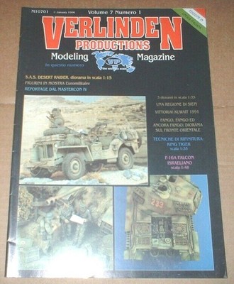 VERLINDEN MODELING MAGAZINE ITALY vol. 7 1 SAS Raiders F-16A Falcon