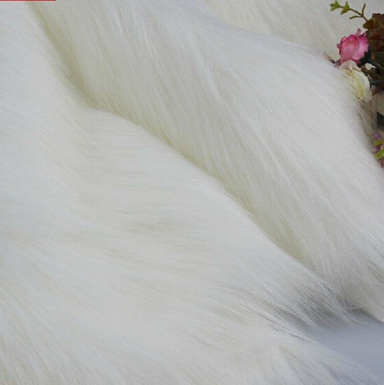 House Long Haired Pile Faux Fur Fabric Plush Decor Jewelry Display Props Furry