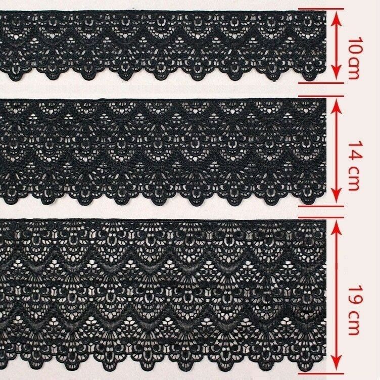 Guipure Spitze Hohl Stickereien Borte Band Stoff HANDARBEITEN NÄHEN Kleid von