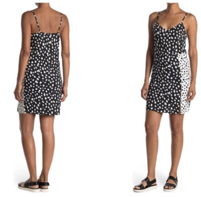 vero moda vmsussy strap short slit dress Size M