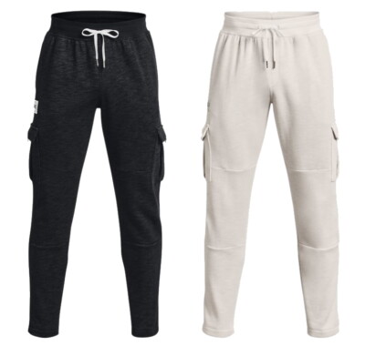 

Мужские брюки-карго Under Armour UA Essential Fleece Heritage 1373816, Onyx white/black, Essential Fleece Heritage