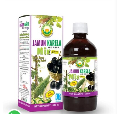 basic ayurveda Jamun Karela Herbal Mix Juice 500ml USA SELLER (EXP 06/25)