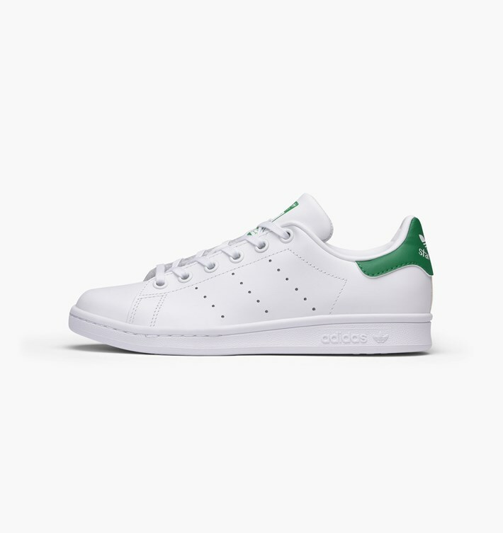 Обувь Adidas Originals для больших детей Stan Smith Jr. NEW AUTHENTIC White/Green M20605