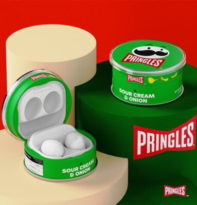 Samsung x PRINGLES Buds FE/2 Pro/2/Pro/Live Case Sour Cream & Onion LED Hole