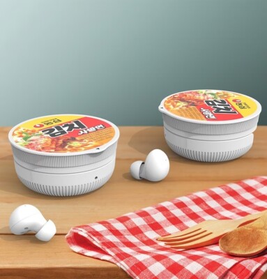 Samsung x NONGSHIM Buds FE/2 Pro/2/Live/Pro Cover Kimchi-Sabalmyeon Edition