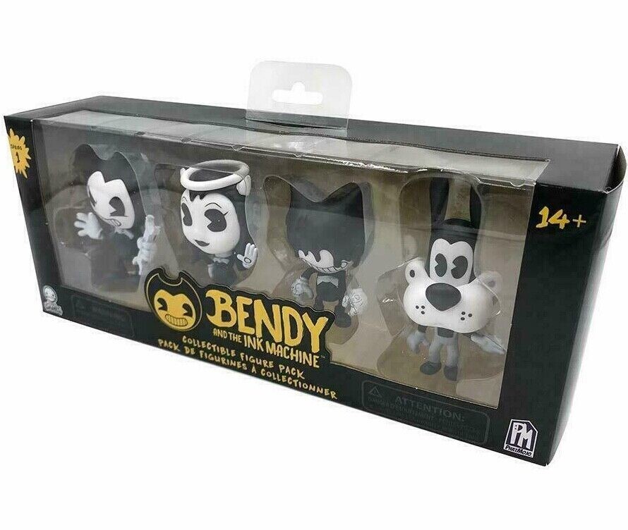 bendy and the ink machine フィギュア セット Bendy and the Ink Machiner Mini Figure Set - Walmart.com