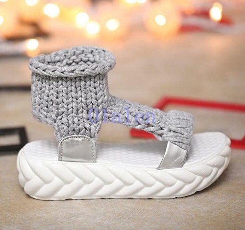 Chic Women/'s Casual Summer Platforms Woven Open Toe Creepers Sandals Shoes 2019
