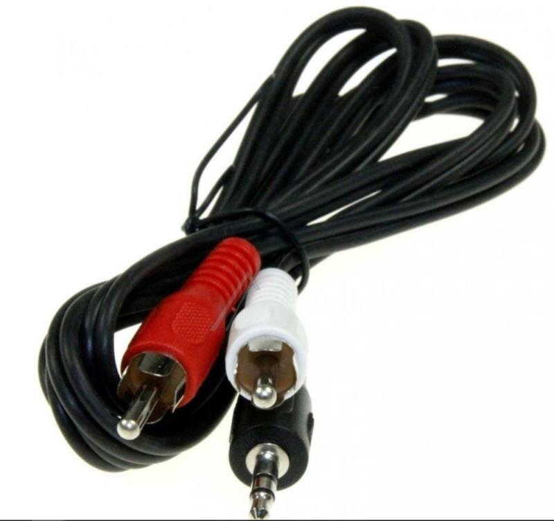 Cable Audio Jack Male 3,5mm-2x Rca Male,1,5m