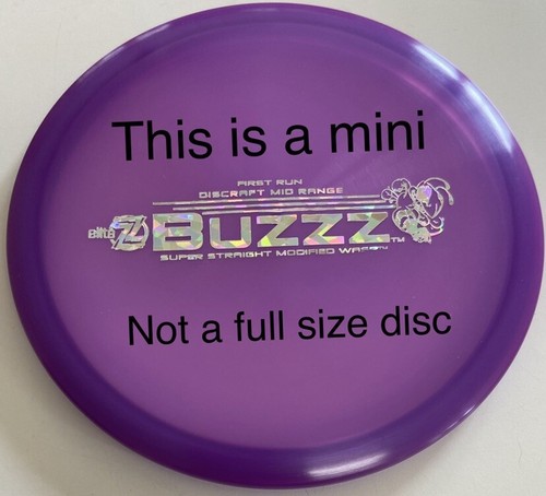 NEW First Run Mini Buzzz Z Buzz Discraft Rare Disc Golf Mid