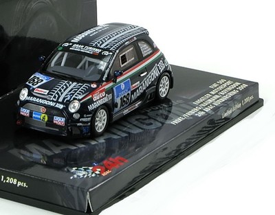 FIAT 500 168 NURBURGRING 2008 FREKE FRIBERG NAUMANN BOVINGDON 1/43