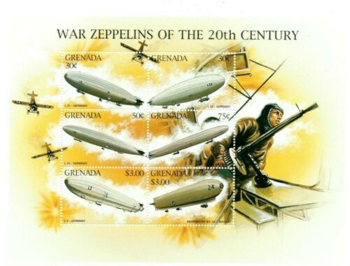 Grenada - 1996 - Zeppelins Of War - Sheet Of 6 - MNH