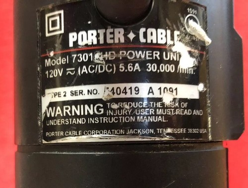 Porter Cable 7301 HD Power Head 7309 Laminate Trimmer Base