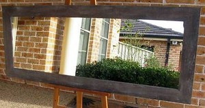 rustic mirrors | Mirrors | Gumtree Australia Free Local Classifieds - Rustic Charcoal Timber Framed Full Length Wall Mirror 205x79cm