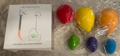 Uve Beauty Free To Be U Limited Collection Makeup Blending Sponges Blenders 6 pc