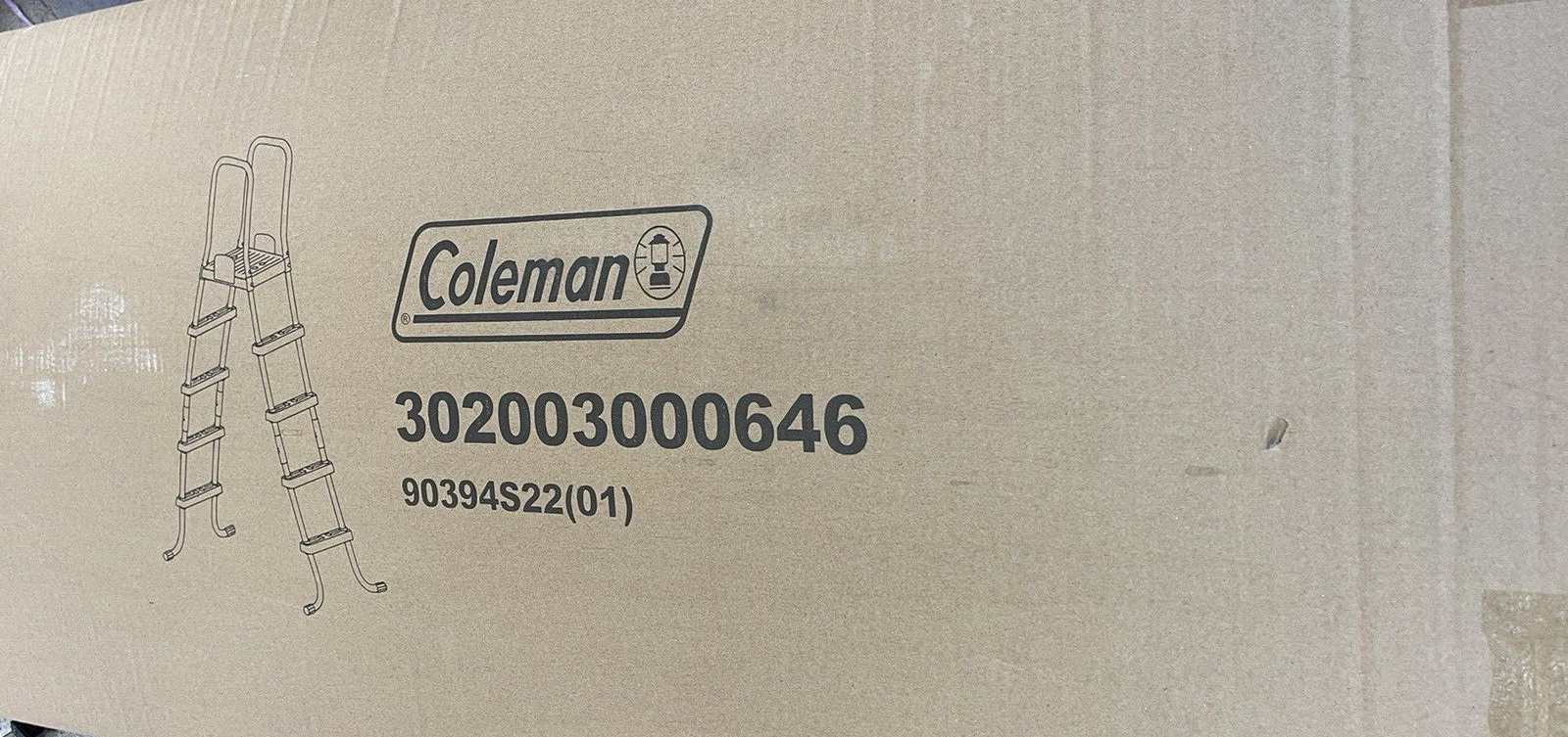 Coleman Bestway Pool Ladder 52 inches  90394S22(01) New in Unopened Box