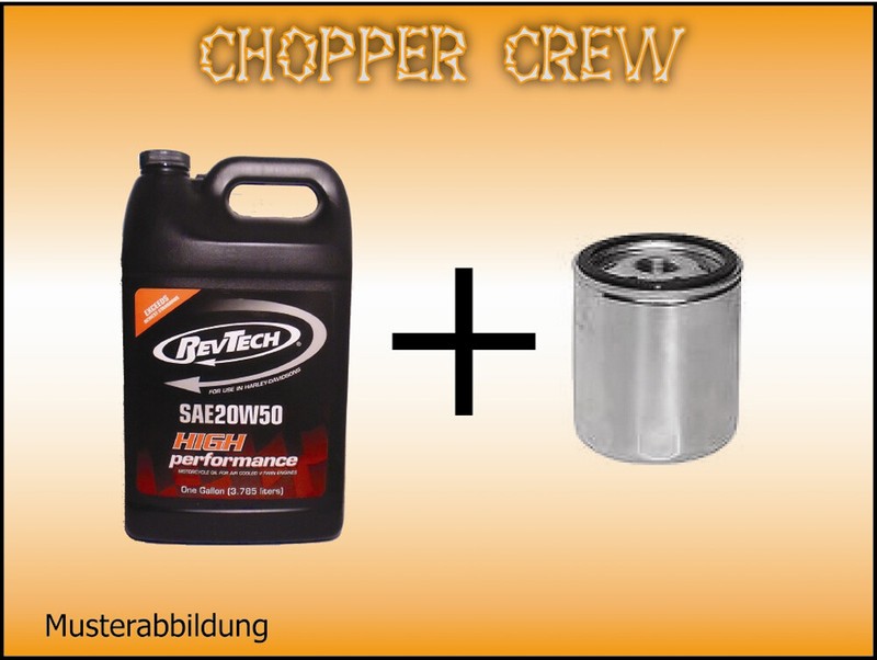 Harley Revtech MotorÃ¶L + ÃLfilter Twin Cam Evo Sportster  4l #235 Gp9,70â¬/L