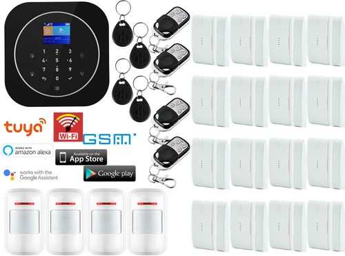 U50 WIFI Cloud APP GSM RFID Wireless Tuya DIY Home Security Alarm Burglar System