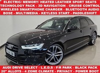 2018 AUDI A6 2.0 TDI (190 PS) ULTRA BLACK EDITION S TRONIC EURO 6 S/S AVANT 5DR