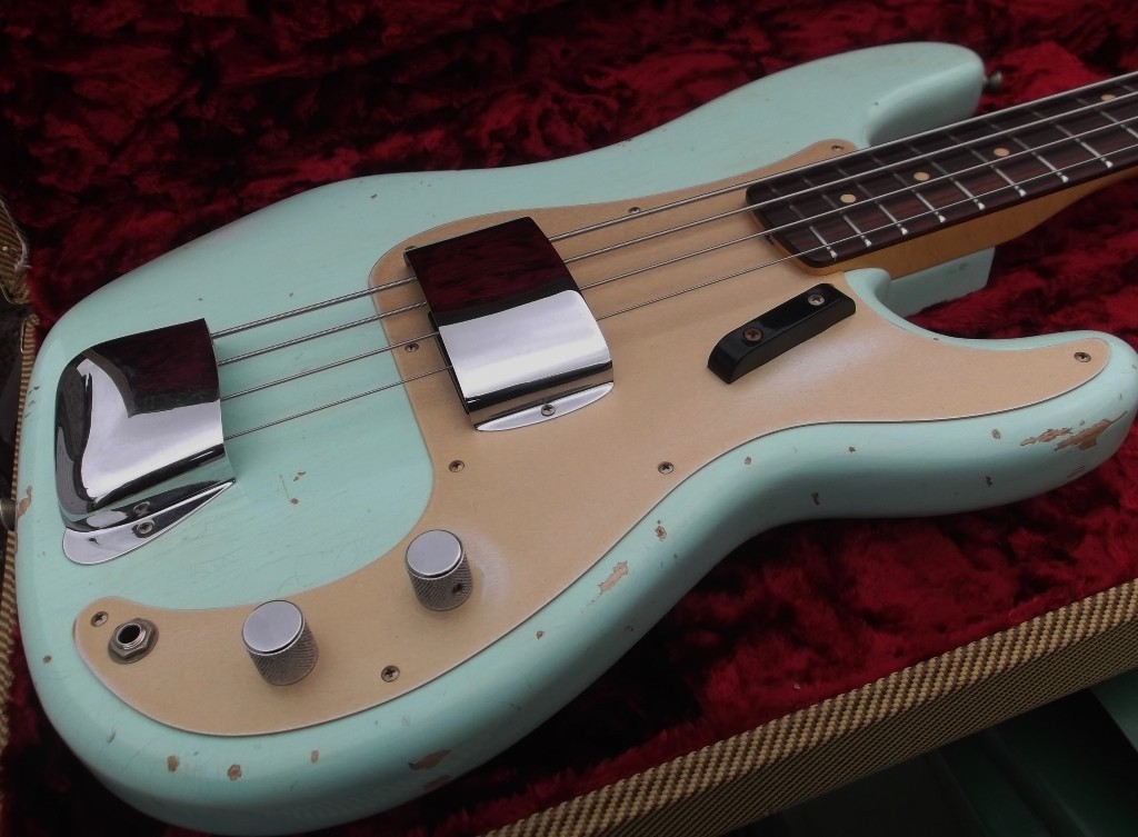 Fender Precision Custom Shop bass guitar '62 Relic Faded Surf Green in Wigan, Manchester Gumtree