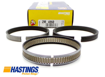 HASTINGS Moly Piston Rings Set Chevy 350/5.7+6.0 VORTEC 1996-04* 1.5-1.5-3.0 STD