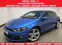 2017 67 VOLKSWAGEN SCIROCCO 2.0 TDI R-LINE HATCHBACK 3DR DSG EURO 6 (S/S) 184 PS