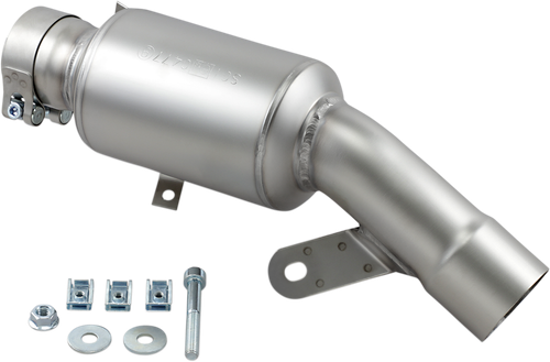 かい Leo Vince Link Pipe Kit w/ Resonator - Stainless Steel