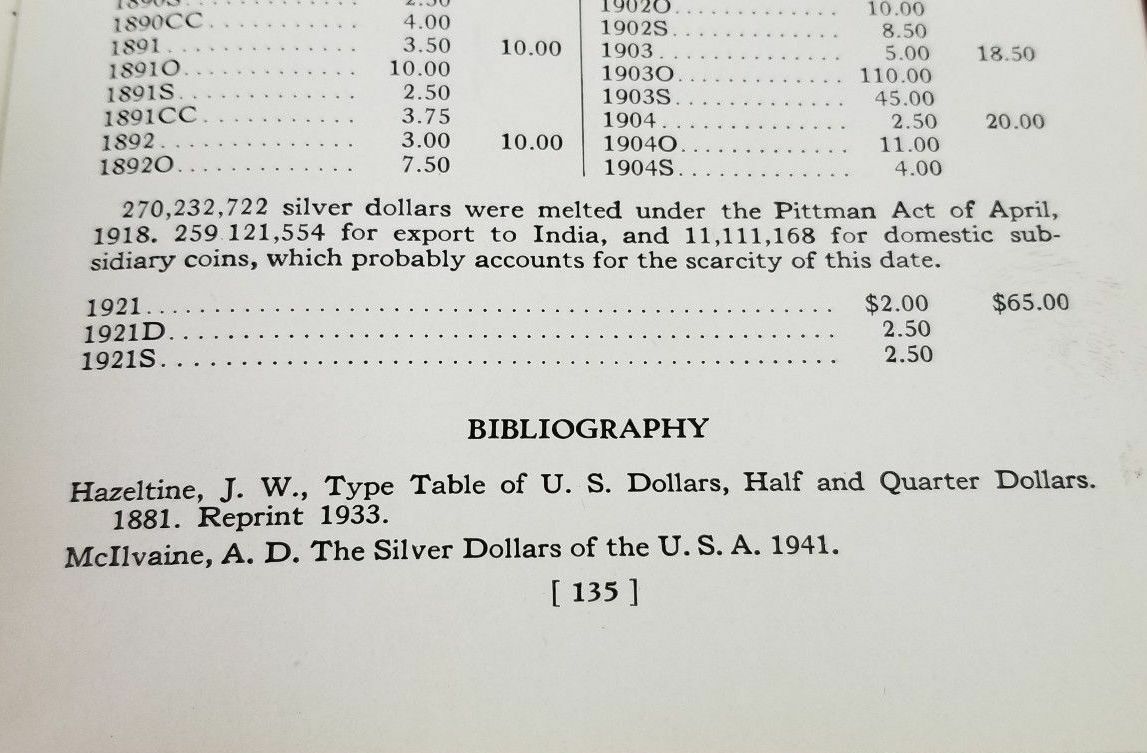 1947 FIRST YEAR FIRST PRINTING YEOMAN GUIDE BOOK OF US COINS RED BOOK